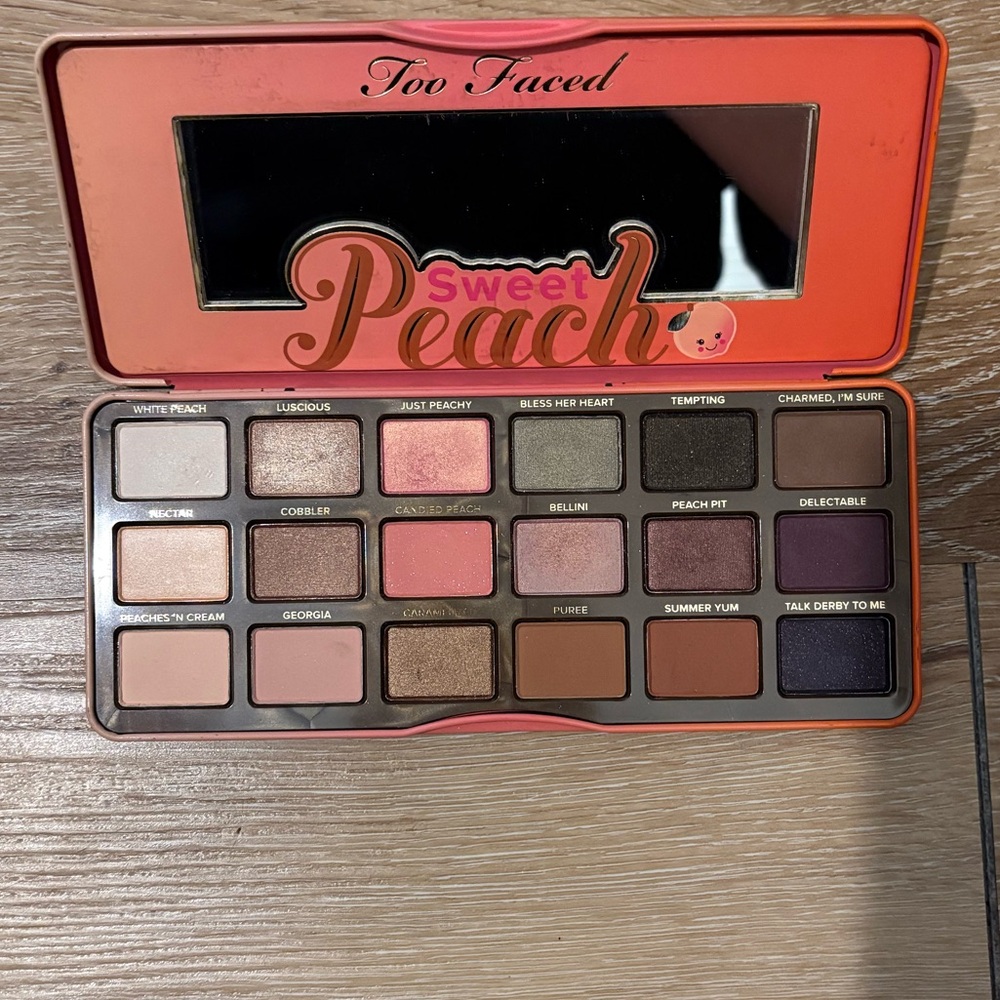 Eyeshadow Palette *3 Piece Featuring: Too Faced Sweet Peach, Tarte, & Revolution - Picture 4 of 13